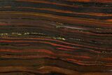 Polished Tiger Iron Stromatolite Slab - Billion Years #161888-1